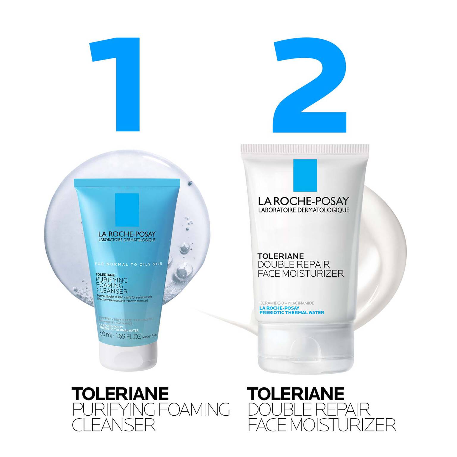 toleriane-purifying-foaming-cleanser-and-toleriane-double-repair-face-moisturizer-travel-set-n9 AmazonSet-TolerianePurifyingCleanser100ml-TolerianeDRM_routine.jpg